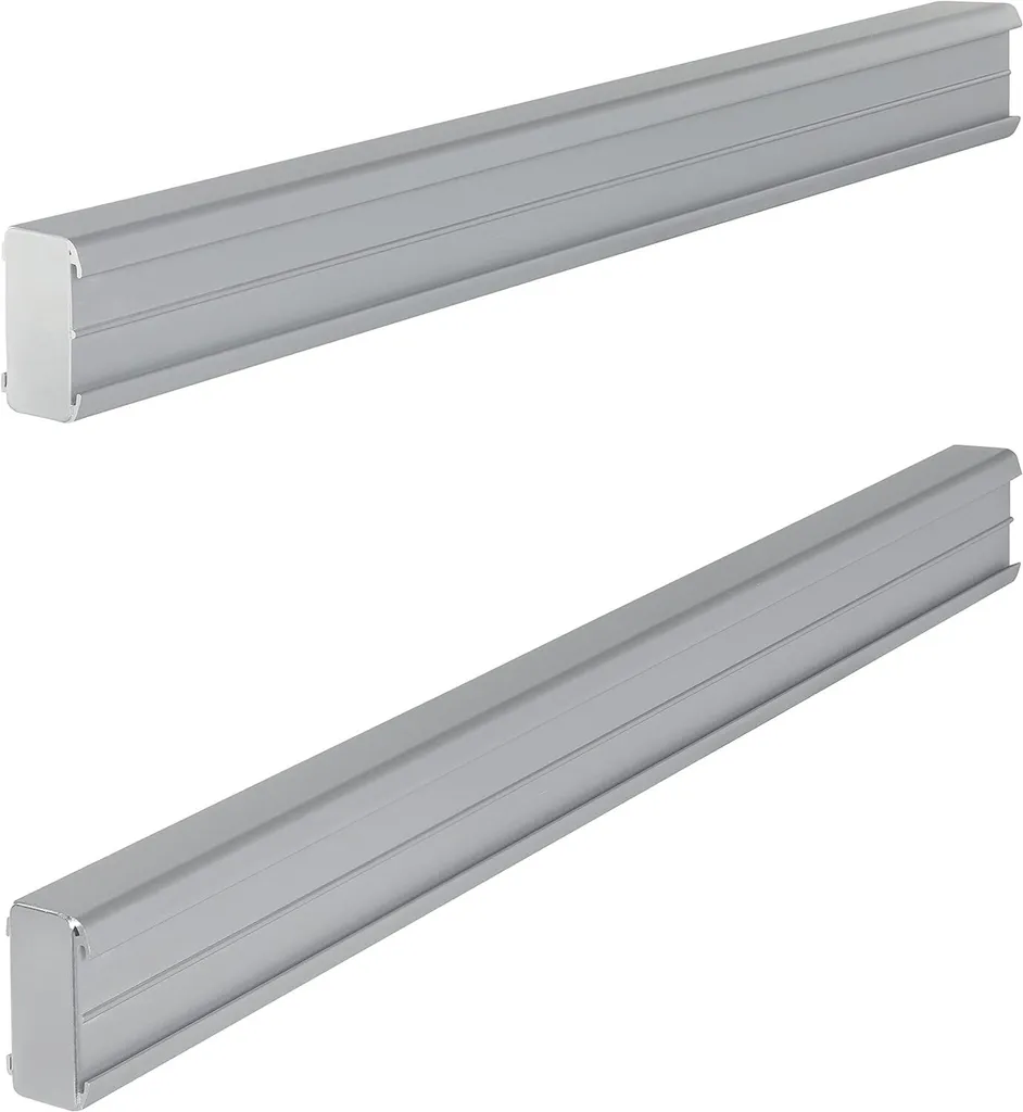 Signalétique de bureau Nobo Index 15 : Pack 2 profilés largeur 481 mm