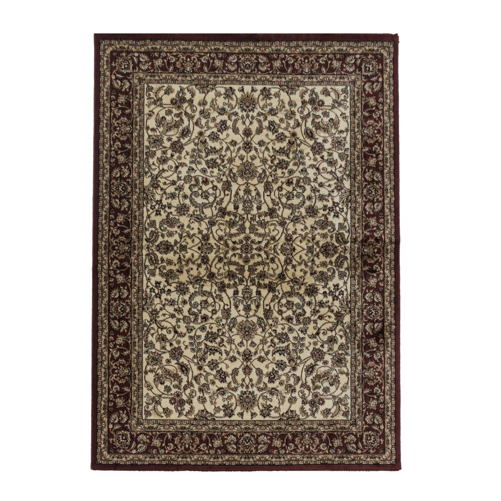 Villa Möbel Shiraz Wohnzimmer-Teppich, Orientteppich, Orientalisch Design, Farbe:Creme, Grösse:300x400 cm