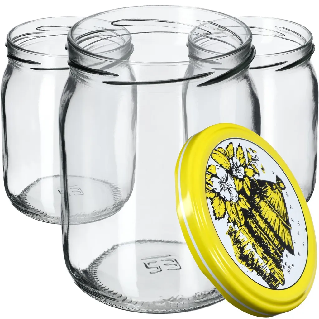 Set 16 Vasetti Vetro KADAX 540ml per Marmellate e Sottaceti Senna - 12