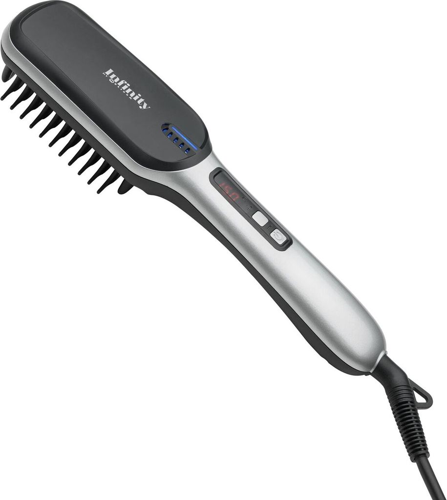 Melissa 16650105 Elektrische Haarbürste,Haartrockner mit Temperaturanzeige LED