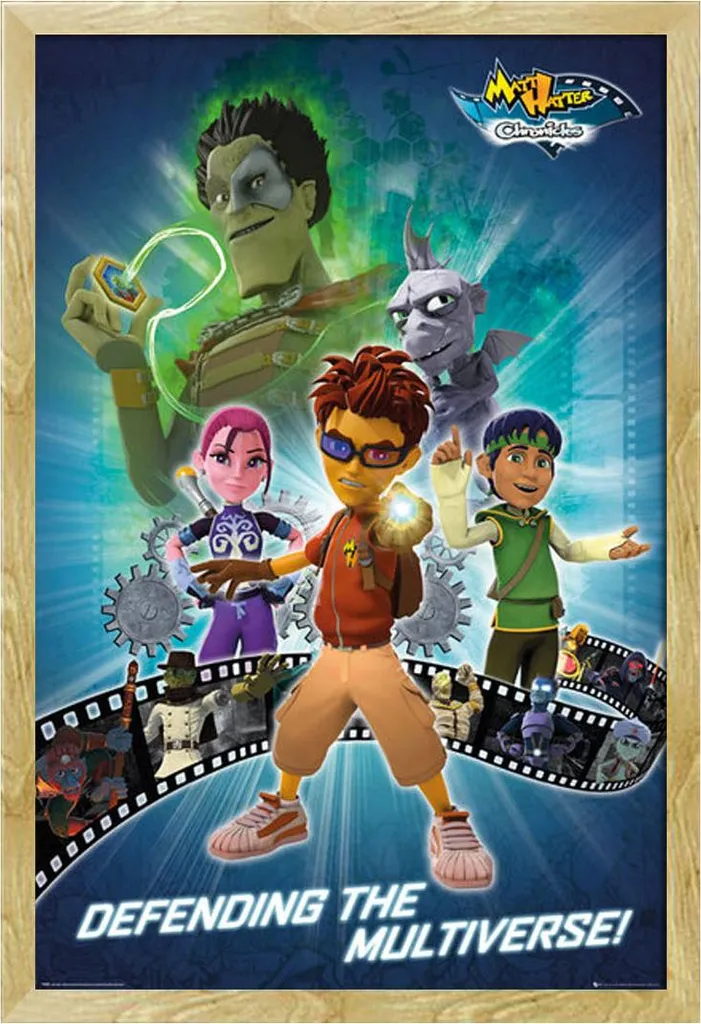 Poster Matt Hatter Chronicles Encadré sous Vitre Acrylique Anti-Poussière