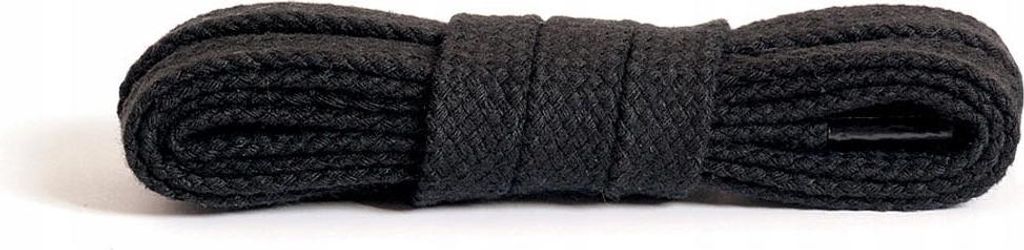Langlebige flache Schnürsenkel Kaps - 150 cm - Schwarz