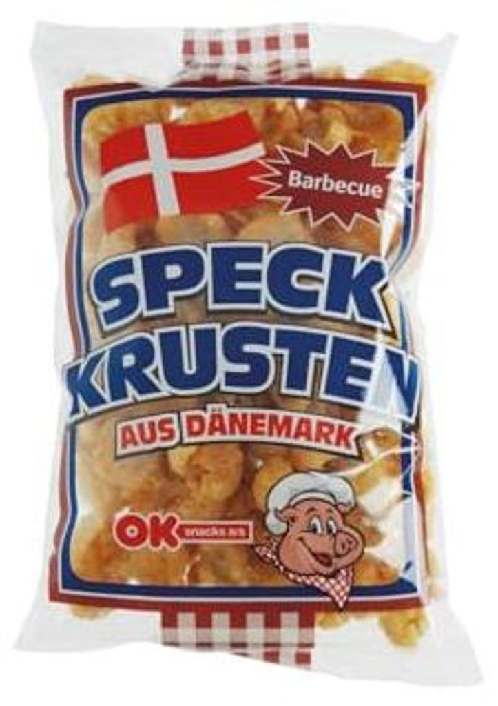 Speckkrusten aus Dänemark Barbecue BBQ Geschmack 150g Produktbild 