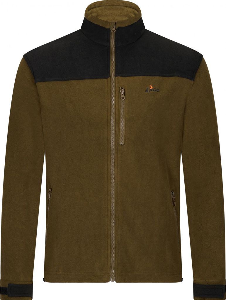 il Lago Prestige Fleecejacke Aiko Herren (Oliv/Schwarz) Größe 6XL