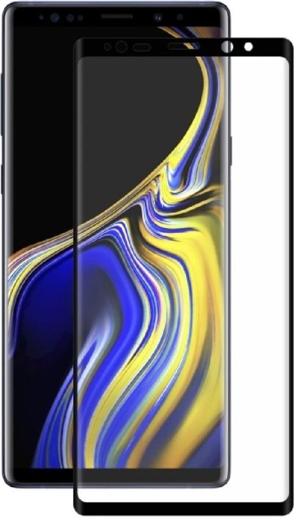 4x 9H Panzerglas für Samsung Galaxy Note 9 FULL CURVED Displayschutz Schutzglas Schutzfolie Panzerfolie KLAR Tempered Hartglas