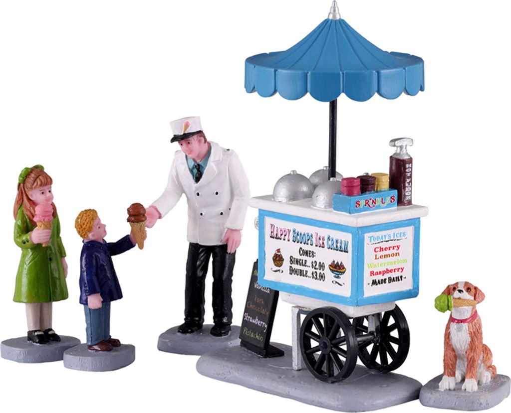 LEMAX - Happy Scoops Ice Cream Cart