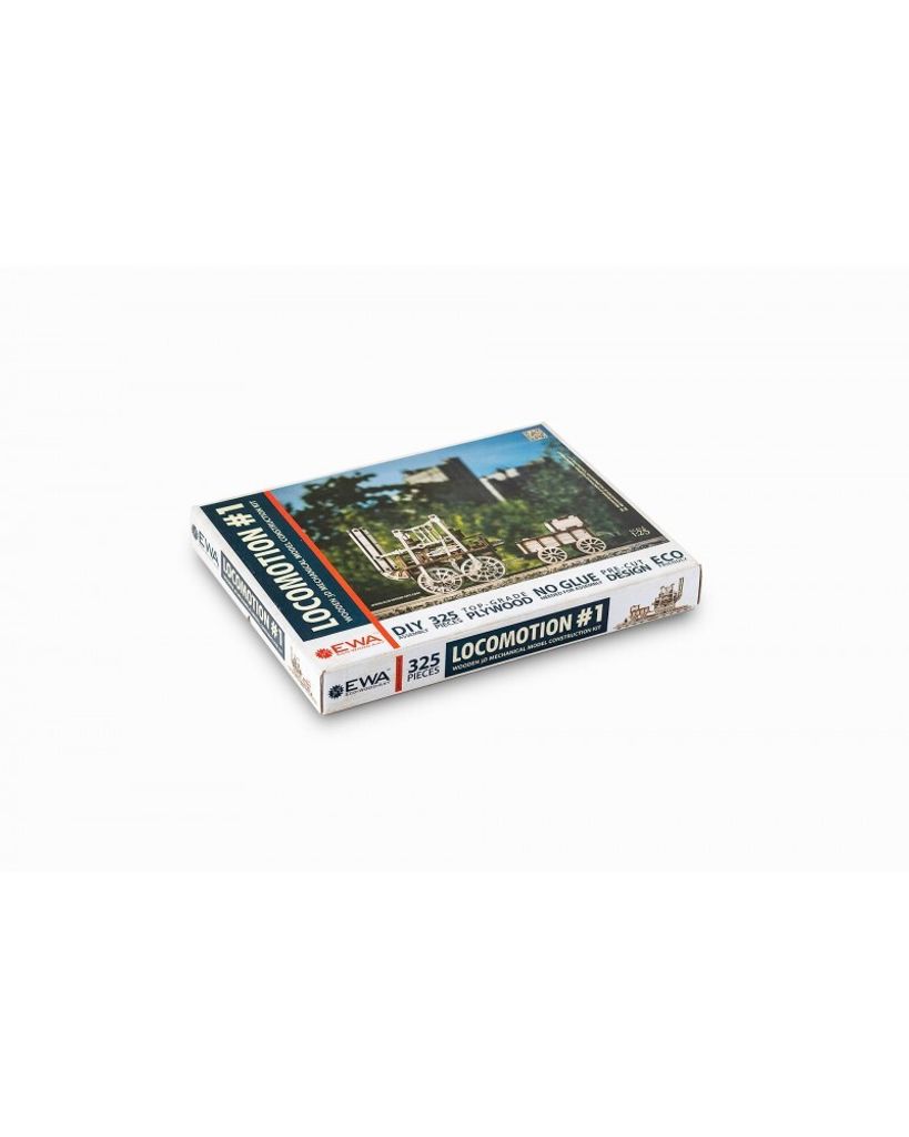 3D drevený model - Lokomotíva 40 cm Obrázok produktu 7