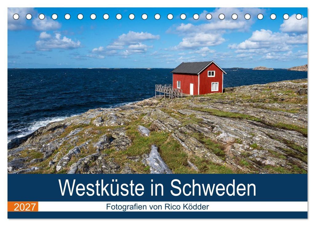 Westküste in Schweden (Tischkalender 2027 DIN A5 quer), CALVENDO Monatskalender