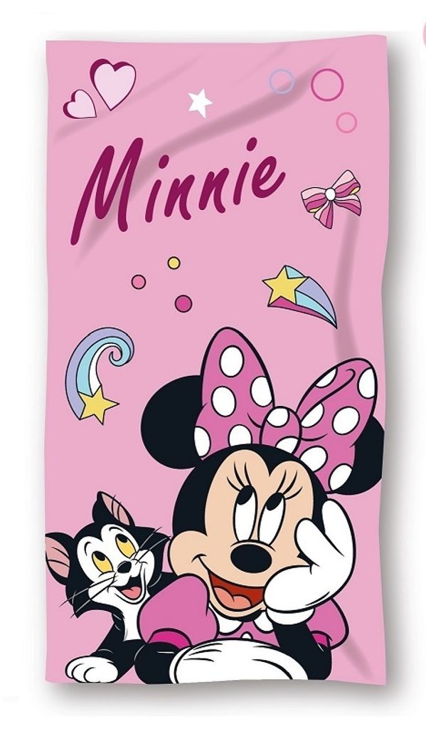 Strandtuch für Kinder aus Baumwolle 70x140 Minnie Maus