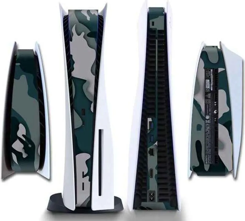 Pelle PS5 Camo Verde Militare - Adesivi Protettivi Performance Gaming