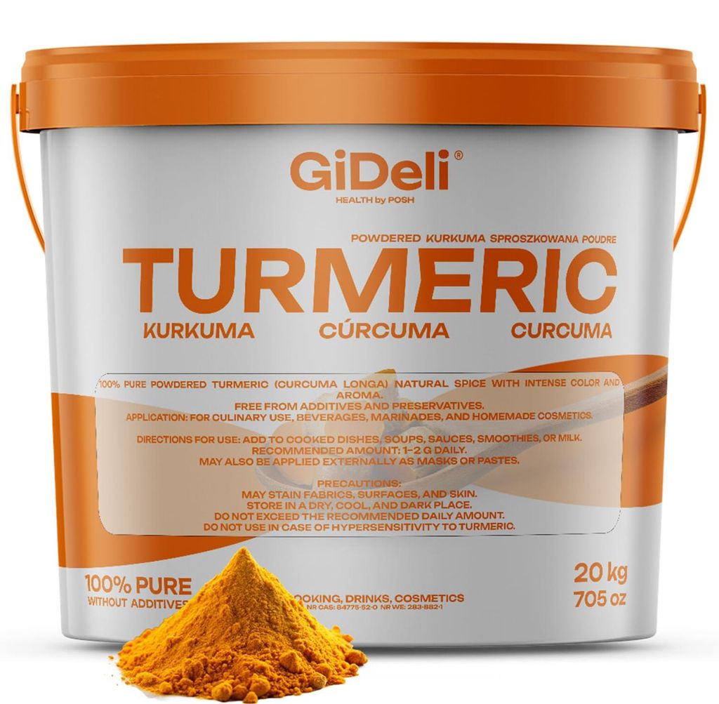 Poudre de curcuma 20 kg, Curcuma Gold, poudre fine, pure, Image du produit 