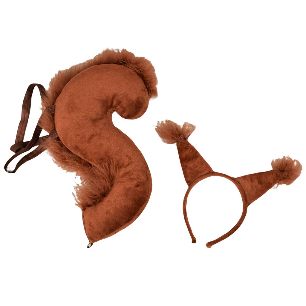 1 Set Eichhörnchen Stirnband Schwanz Schöne lustige Produktbild 