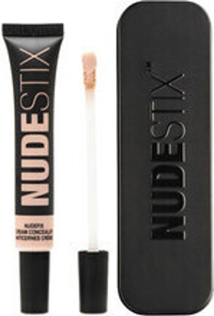 Nudestix NudeFix Cream Concealer Lightweight Liquid Natural Finish Makeup Hydrating Brightening Under Eye Dark Circle Corrector Reduces Redness and...