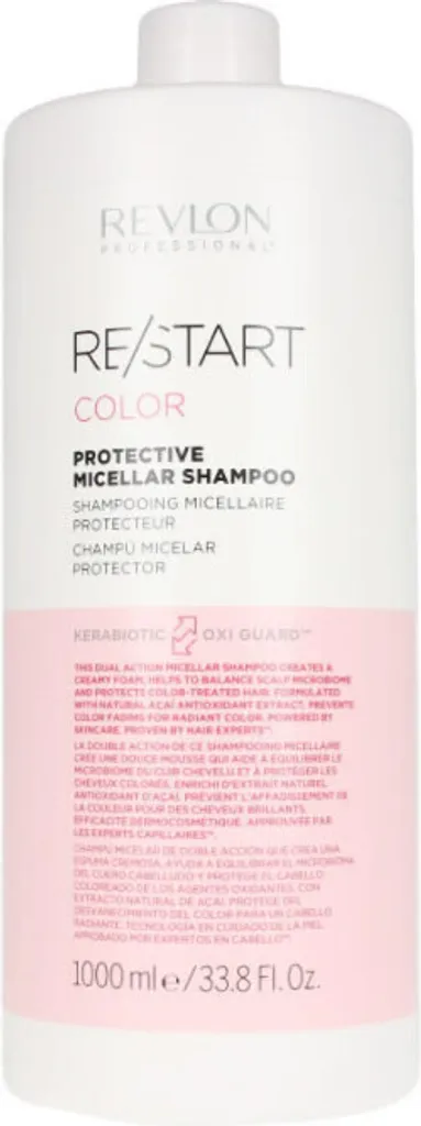 Shampoo Revlon Restart Color 1000ml - Shampoo Micellare Protettivo