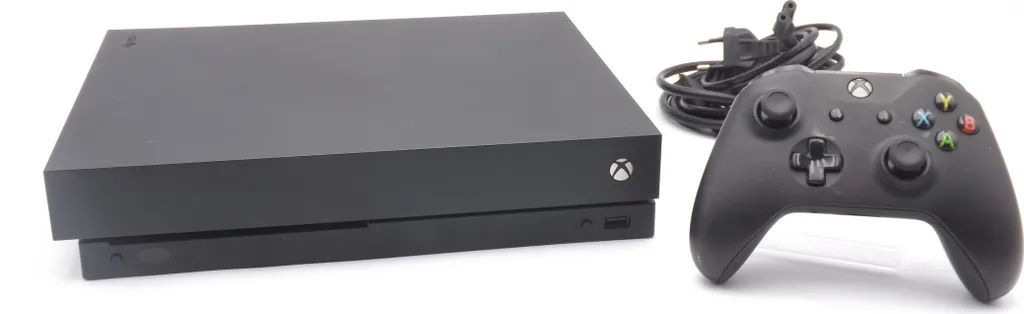 Microsoft Xbox One X Konsole 1 TB Schwarz + Orig. Controller