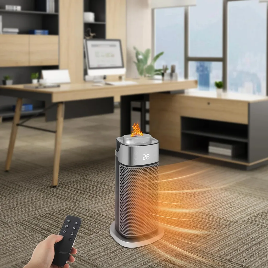 Radiateur électrique anti-air sec 2000W avec minuterie et chauffe rapide