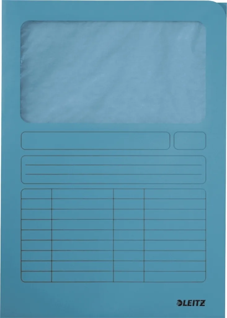 Stock 100 Cartelline Leitz A4 Finestra 39500030 - Organizzazione Ufficio