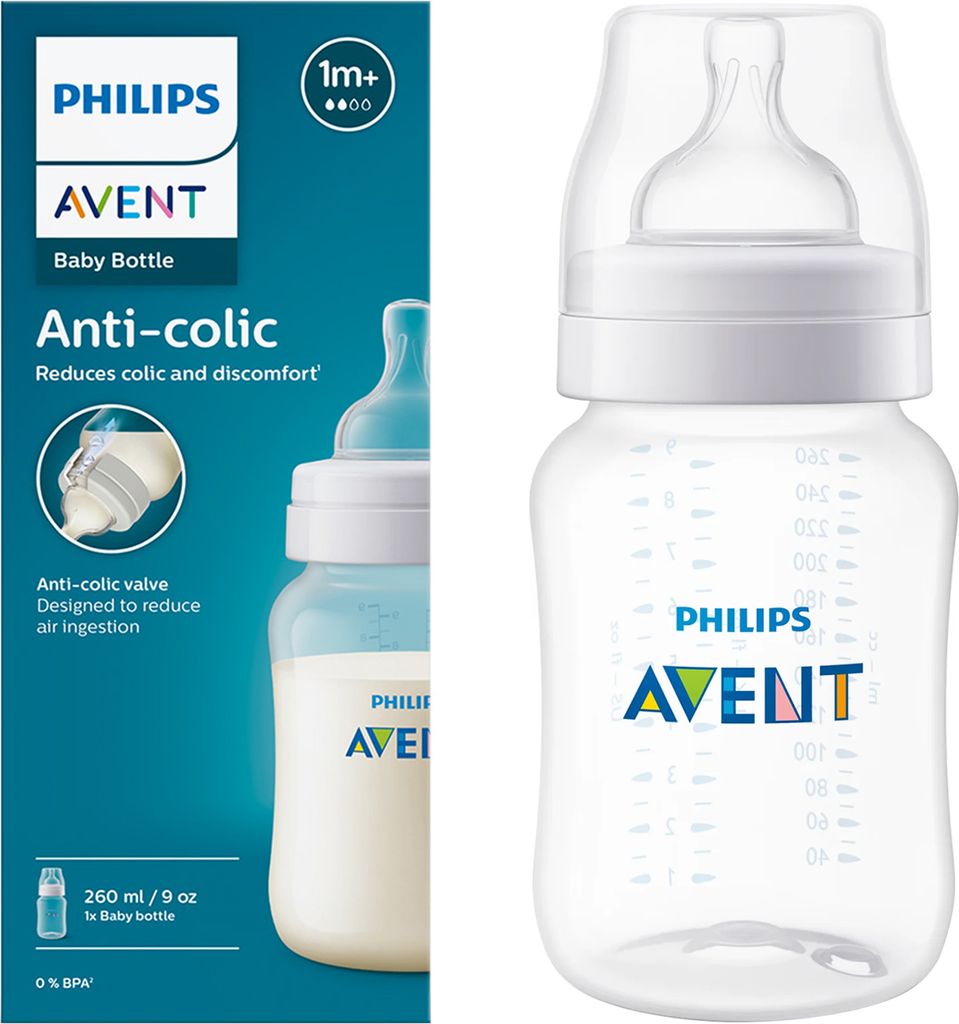 Philips Avent Babyflasche SCY10301 260ml AntiKolik BPAfrei Produktbild 