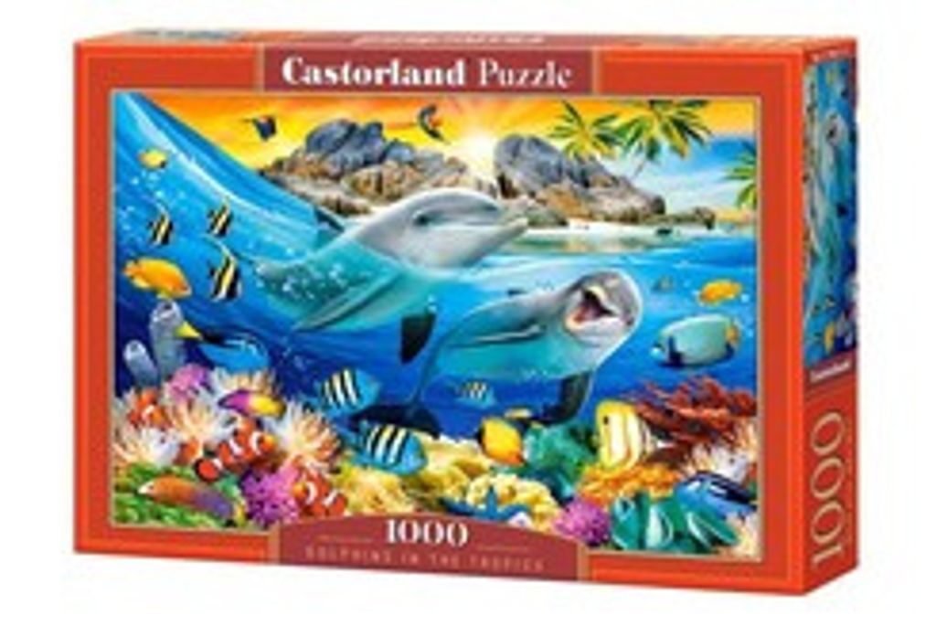 Puzzle 100 Pezzi Delfini marini, puzzle per Adulti