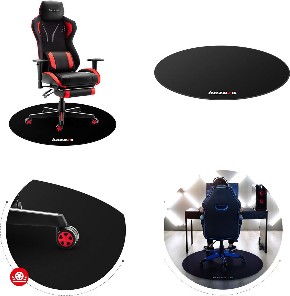 Bodenschutzmatte Huzaro Floormat 3.0 Bürostuhl Unterlage Produktbild 