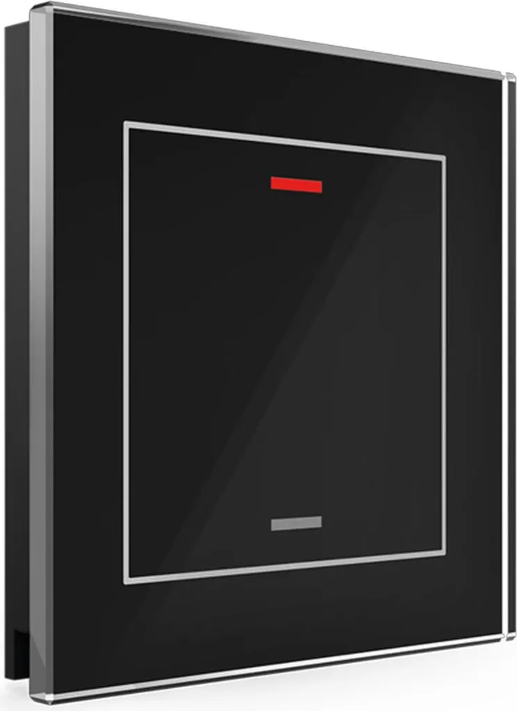 Remplacez vos Interrupteurs par le Bouton Tactile KNX Verre II Noir