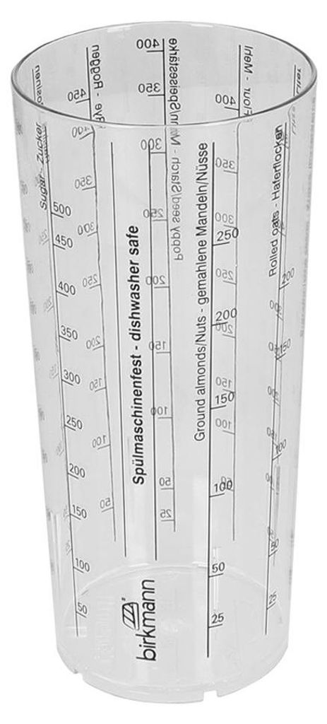 BIRKMANN Messbecher bis 500 ml Füllmenge, Ø 7,8 x H 17 cm, Produktbild 