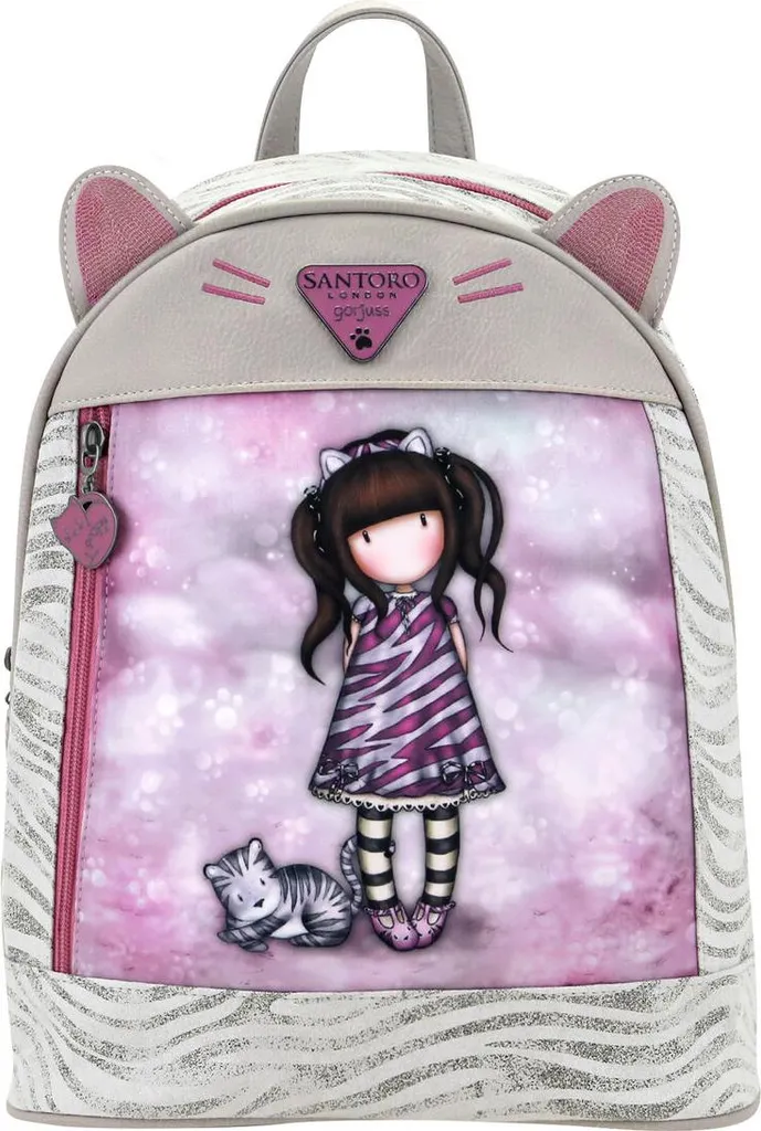 Sac à dos loisirs Gorjuss Ruby Wild Gris idéal pour l'école et les sorties de weekend