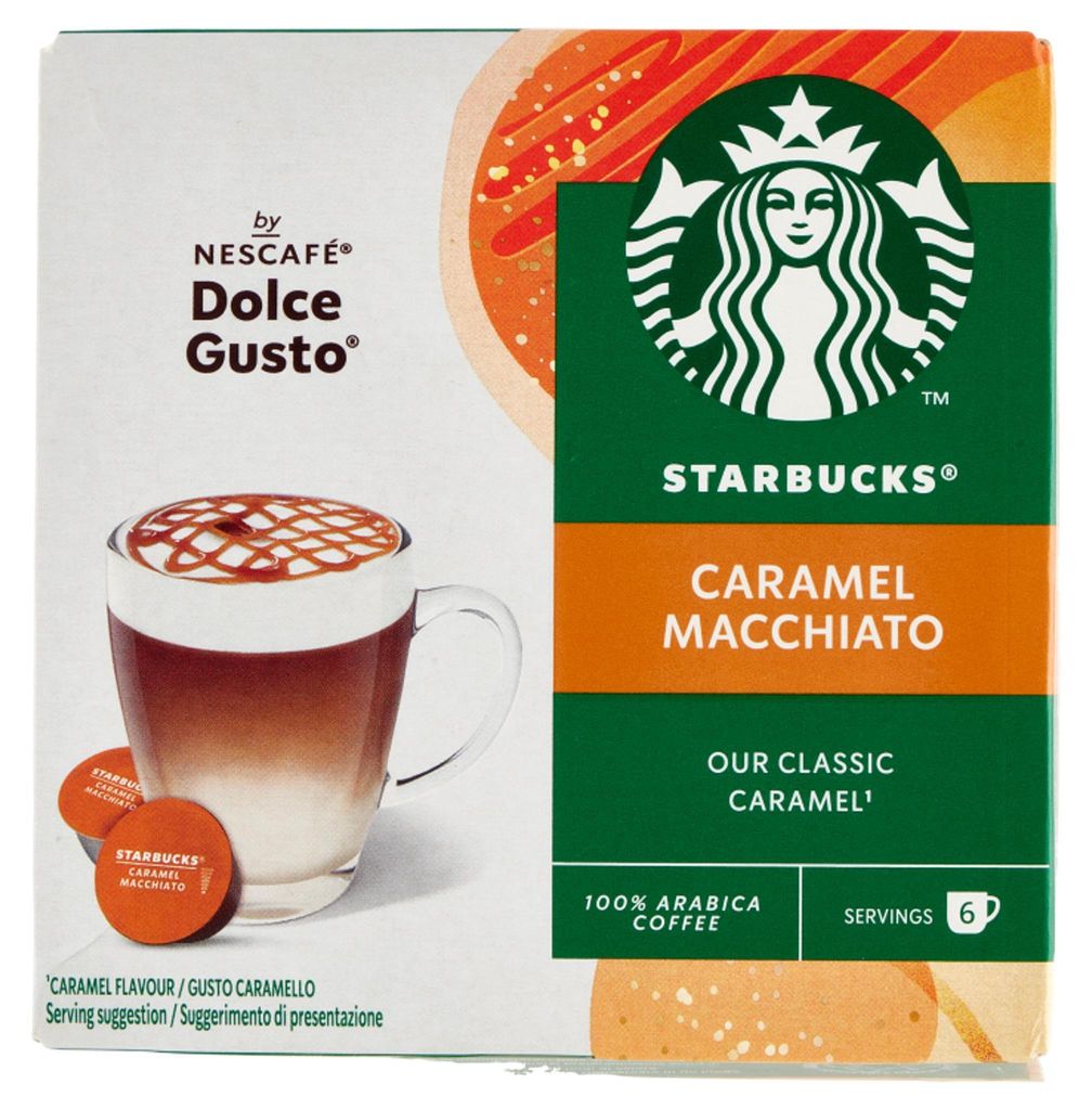Kawa w kapsułkach Dolce Gusto Caramel Macchiato 127,8g - Zdjęcie produktu 