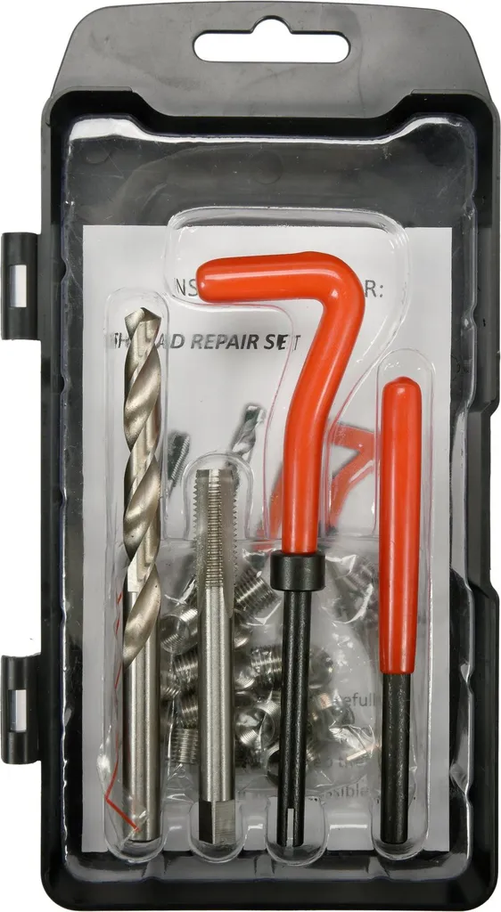 Kit Maschi e Inserti M8x1,25 Professionale | Rigenera Filetti M8