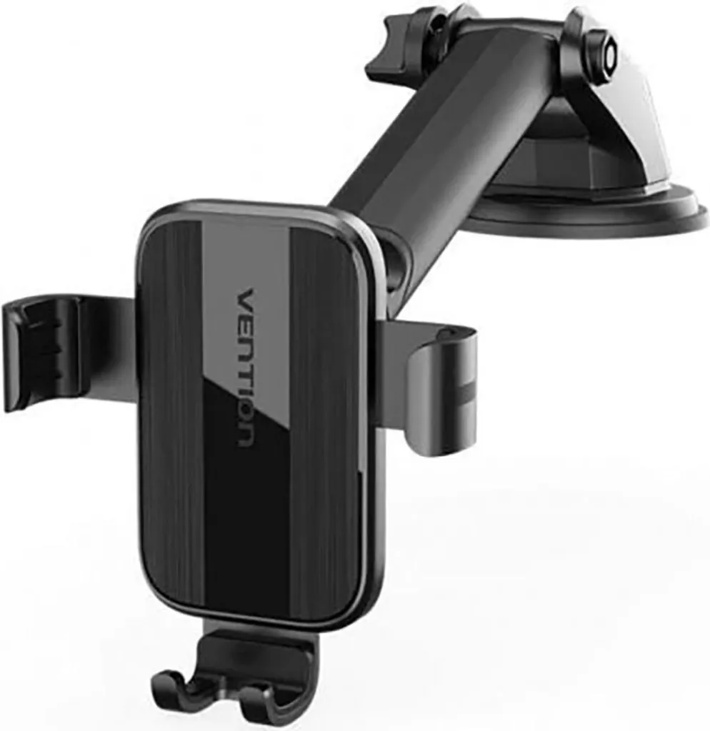 Supporto Smartphone Auto Vention KCOB0 - Ventosa Automatica Nera - 8