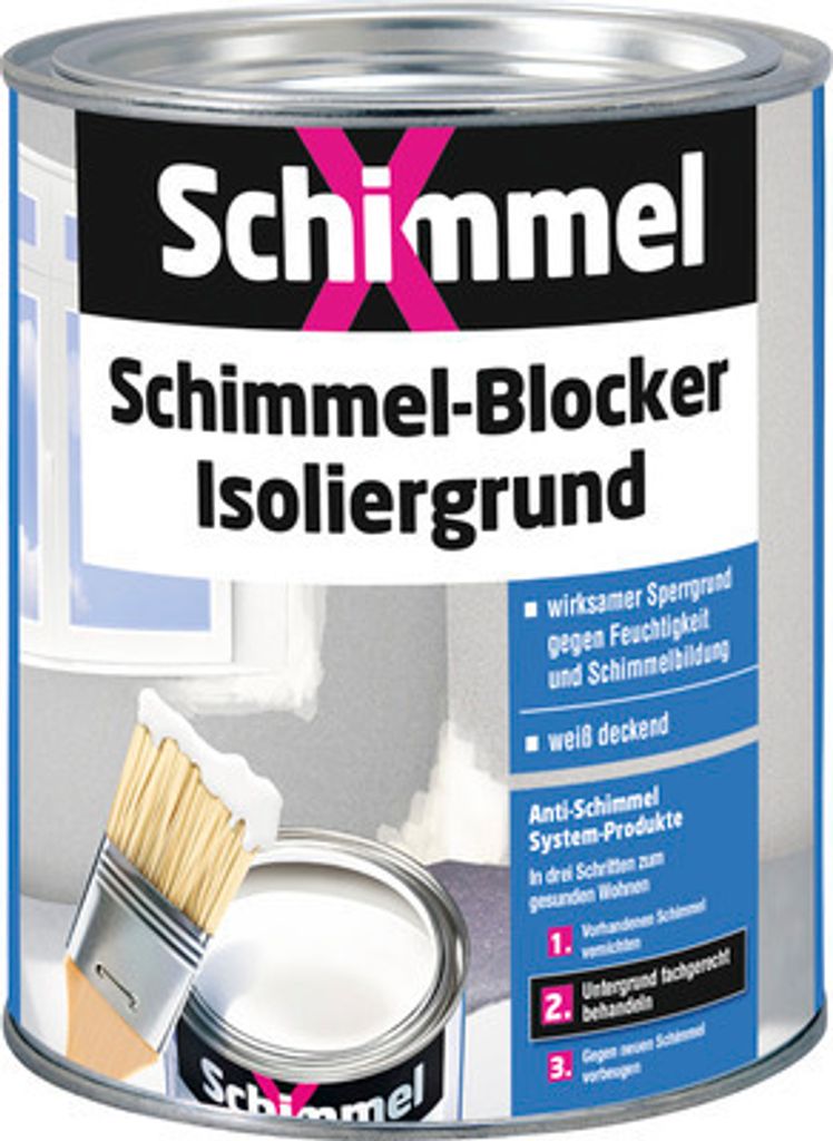 SchimmelX Schimmel Blocker Isoliergrund - weiß deckend Produktbild 1