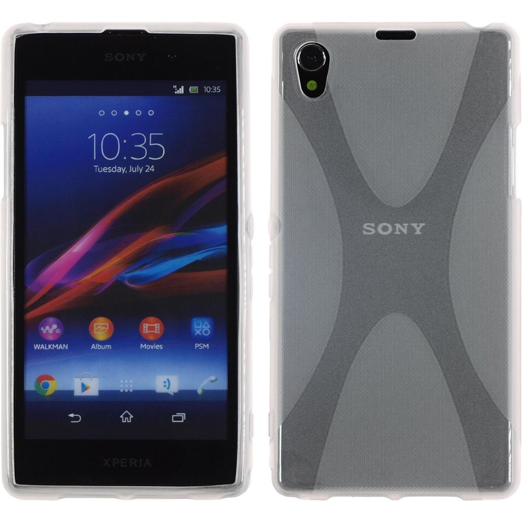 PhoneNatic Case kompatibel mit Sony Xperia Z1 - clear Produktbild 