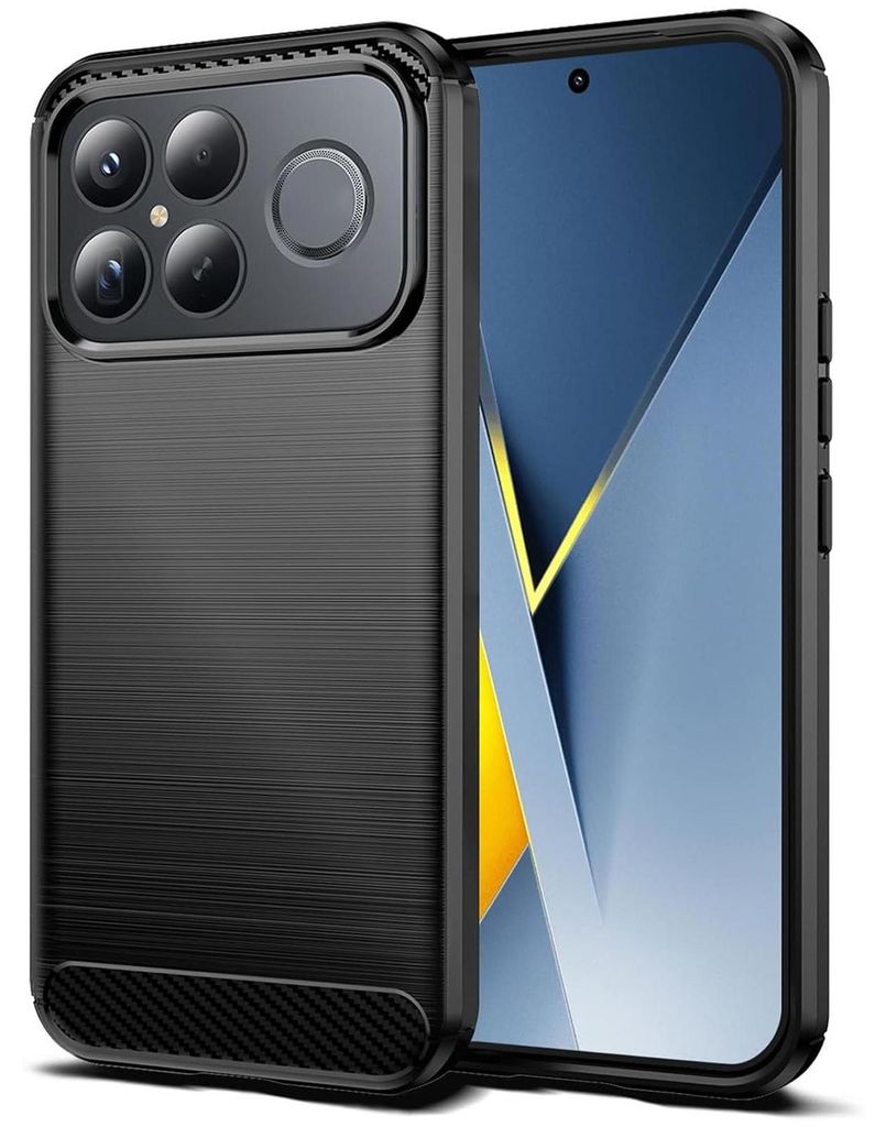 Hülle Carbon für Xiaomi Poco F8 Ultra Schutzhülle Handy Case TPU Cover Handyhülle
