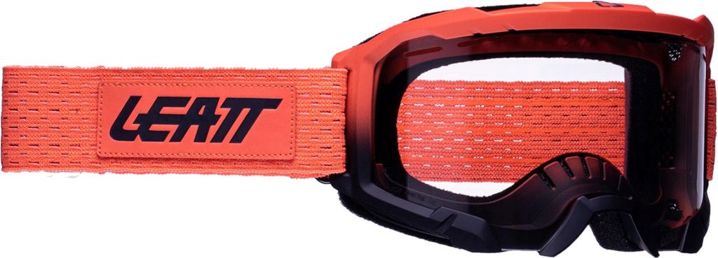 Leatt Motocross Brille Velocity 4.0 Klar , Coral