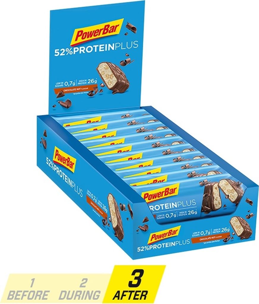 PowerBar Protein Plus 52% HighPro. ChocolateNut 20x50g Obrázek produktu 