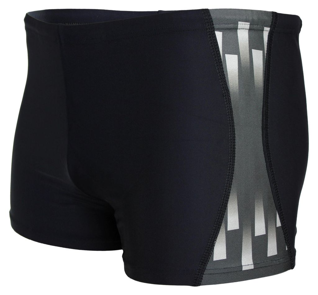 Aquarti Herren Badehose Kurz Sportlich Streifen, Farbe: Produktbild 