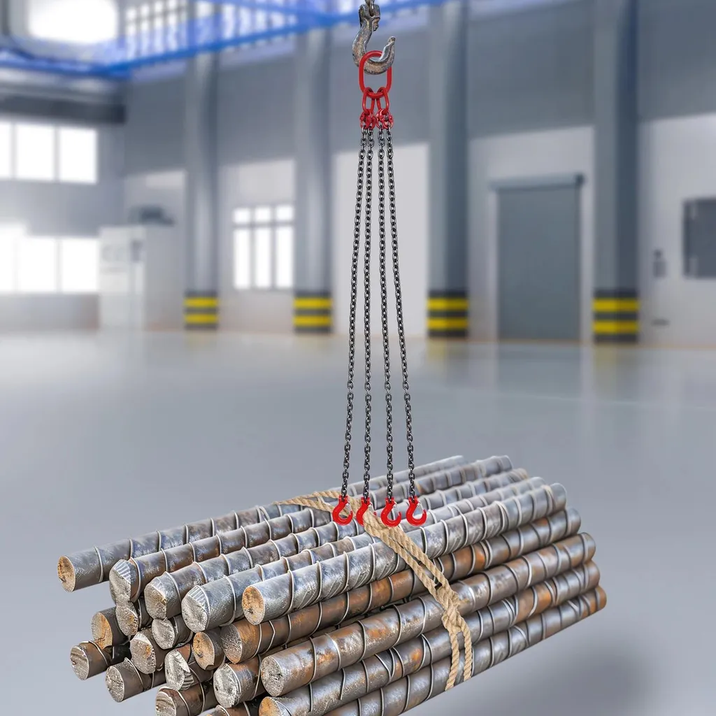 Élingue de levage 5 tonnes acier anti-rupture pour charges difficiles