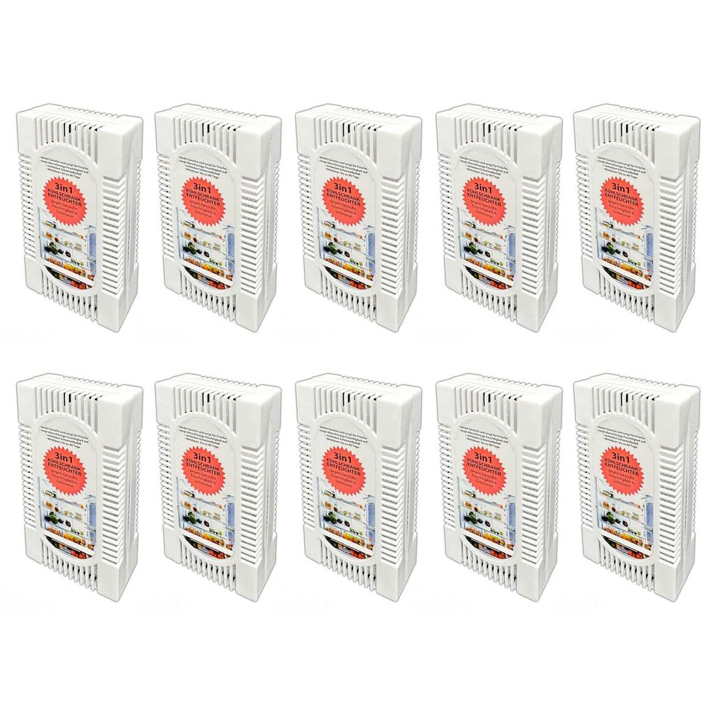 10x Kühlschrank Entfeuchter Trockner Box gegen Gerüche Produktbild 