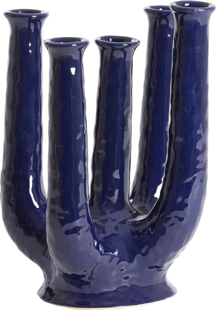 Light & Living - Vase LEONJO - 22x16,5x30 cm - Blau