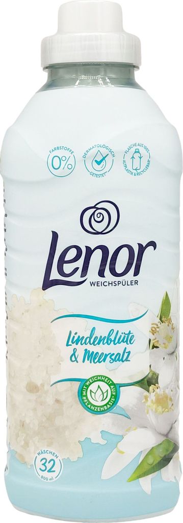 Lenor Weichspüler LINDENBLÜTE + MEERSALZ 0,8L 32 Wäschen Produktbild 6