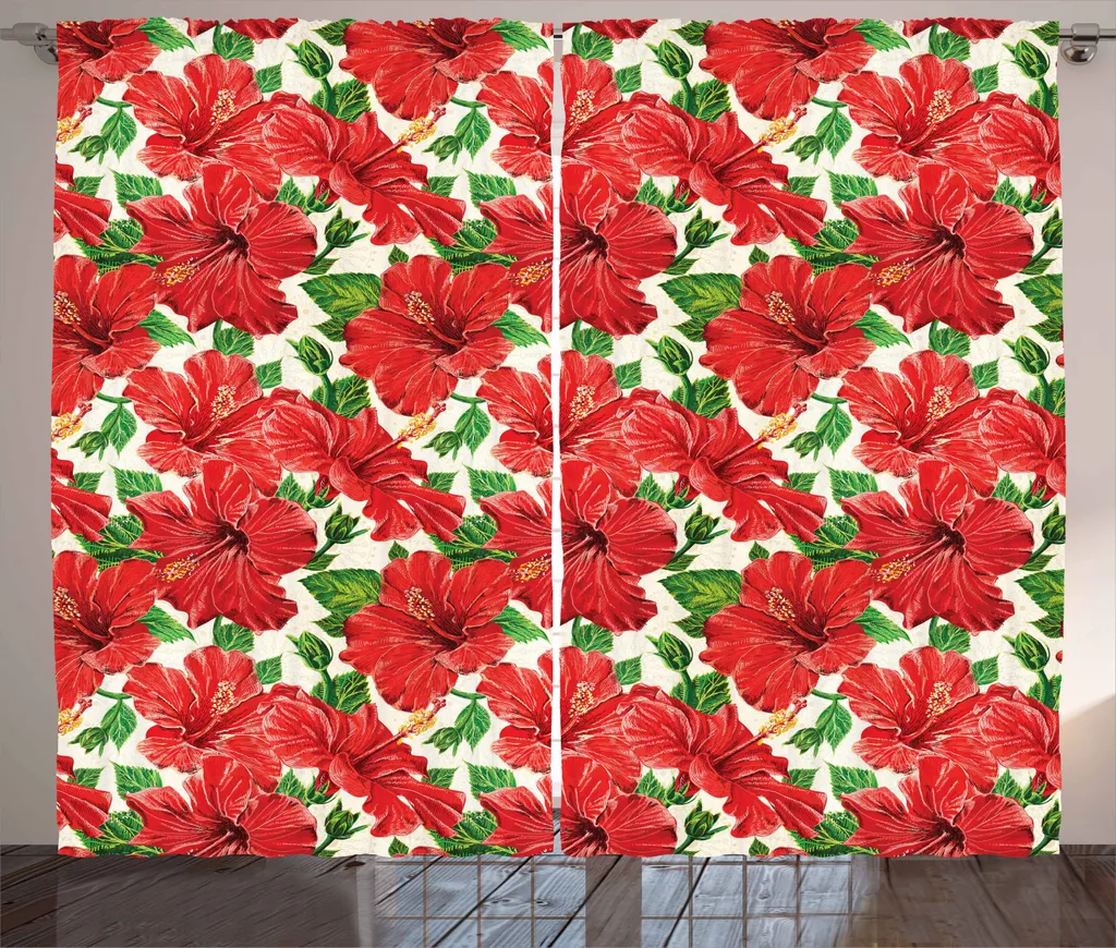 Tenda Botanica ABAKUHAUS Hawaii - Stile Retrò per Soggiorno Elegante