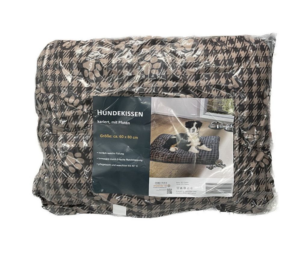 Hundekissen 60 x 80 cm 1438-01305 braun Produktbild 1