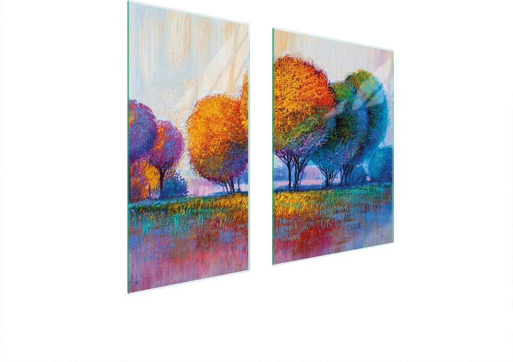 Glasschutzplatte Board 75X52 Tree