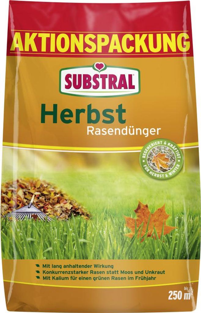 Substral Herbst Rasendünger 6,25 kg Produktbild 