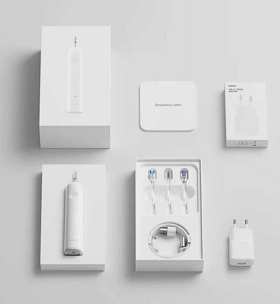 laifen Schallzahnbürste Wave ABS Weiss Produktbild 