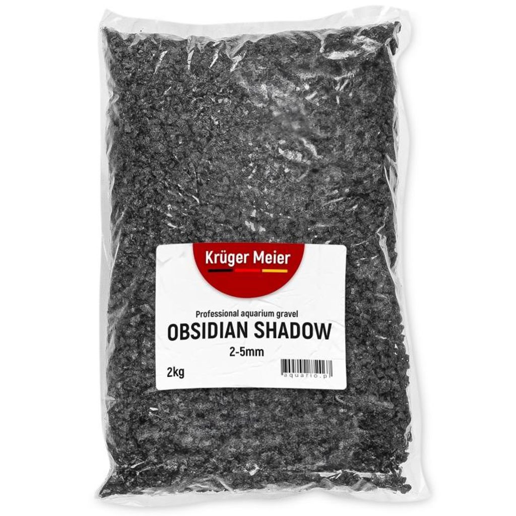 Kruger Meier Obsidian Shadow 2–5 mm – Akvarijný štrk 2 kg Obrázok produktu 