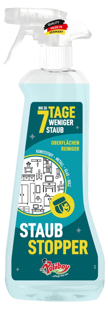 Poliboy Staubmeister Spray - Antistatik - 7 Tage ohne Staub Produktbild 