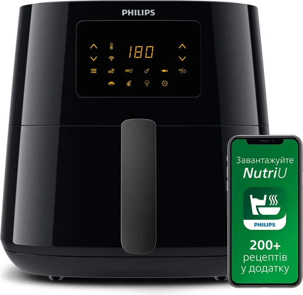 Friteuse Philips HD9280 XL, airfryer connecté à air chaud de 2 kW - 22