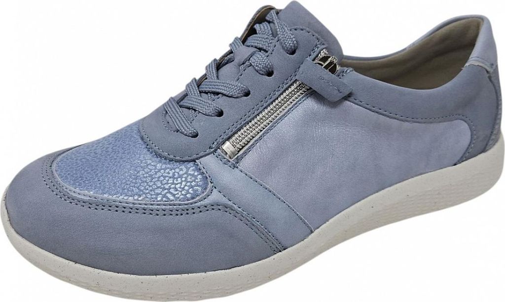 Waldläufer Schnürhalbschuhe in blau, Gr. 5.5