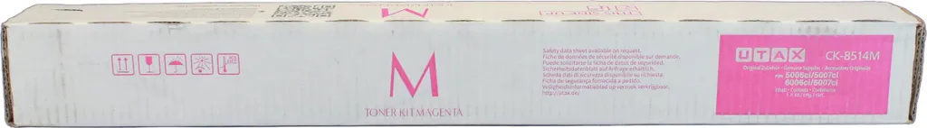 Cartouche de Toner Magenta UTAX CK8514M Haute Performance 1T02NDBUT0